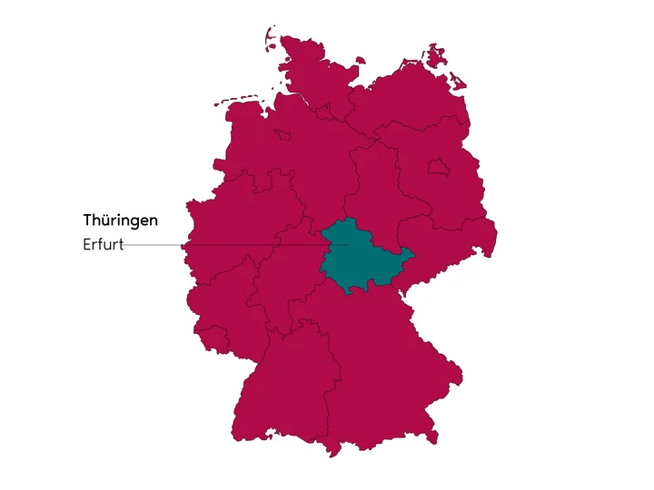 Landesverband Thüringen Ansicht Bundesland